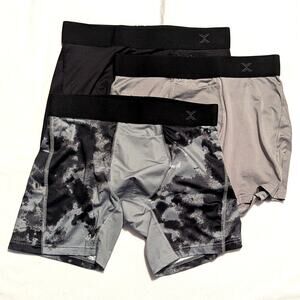 Xersion MEn's Athletic Stretch Boxer Briefs Medium Excellent